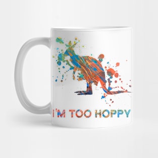 Kangaroo - I'm too Hoppy Mug